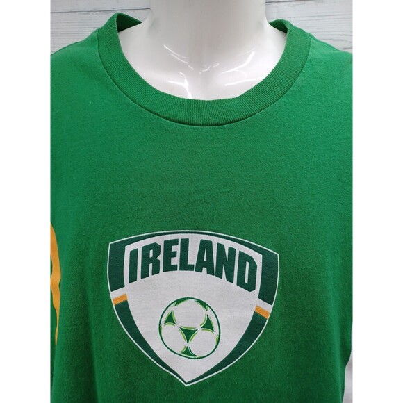 Simple for Sport Irish T Shirt Ireland T Shirt Mens Green Sz M Short Sleeve - Picture 2 of 7